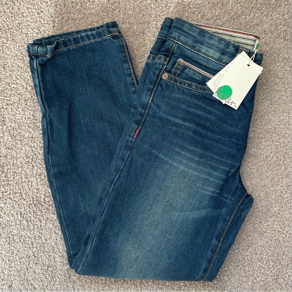 Girls Boden Denim Blue Jeans
